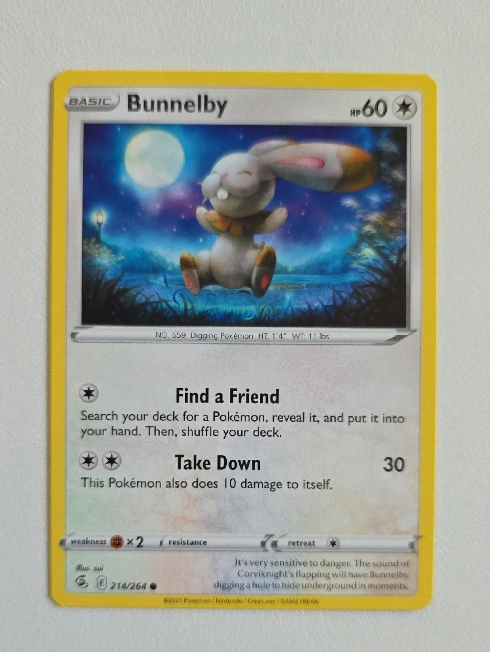 Pokemon Bunnelby And Diggersby Cards